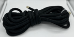 3/8" Black Double Braid x 25 Feet w/12" Eye