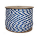 3-Strand Twisted Blue and White Polypropylene Rope