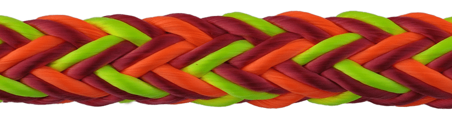 5/8" Husky Multi-Pro 12-Strand Double Carrier Hollow Braid