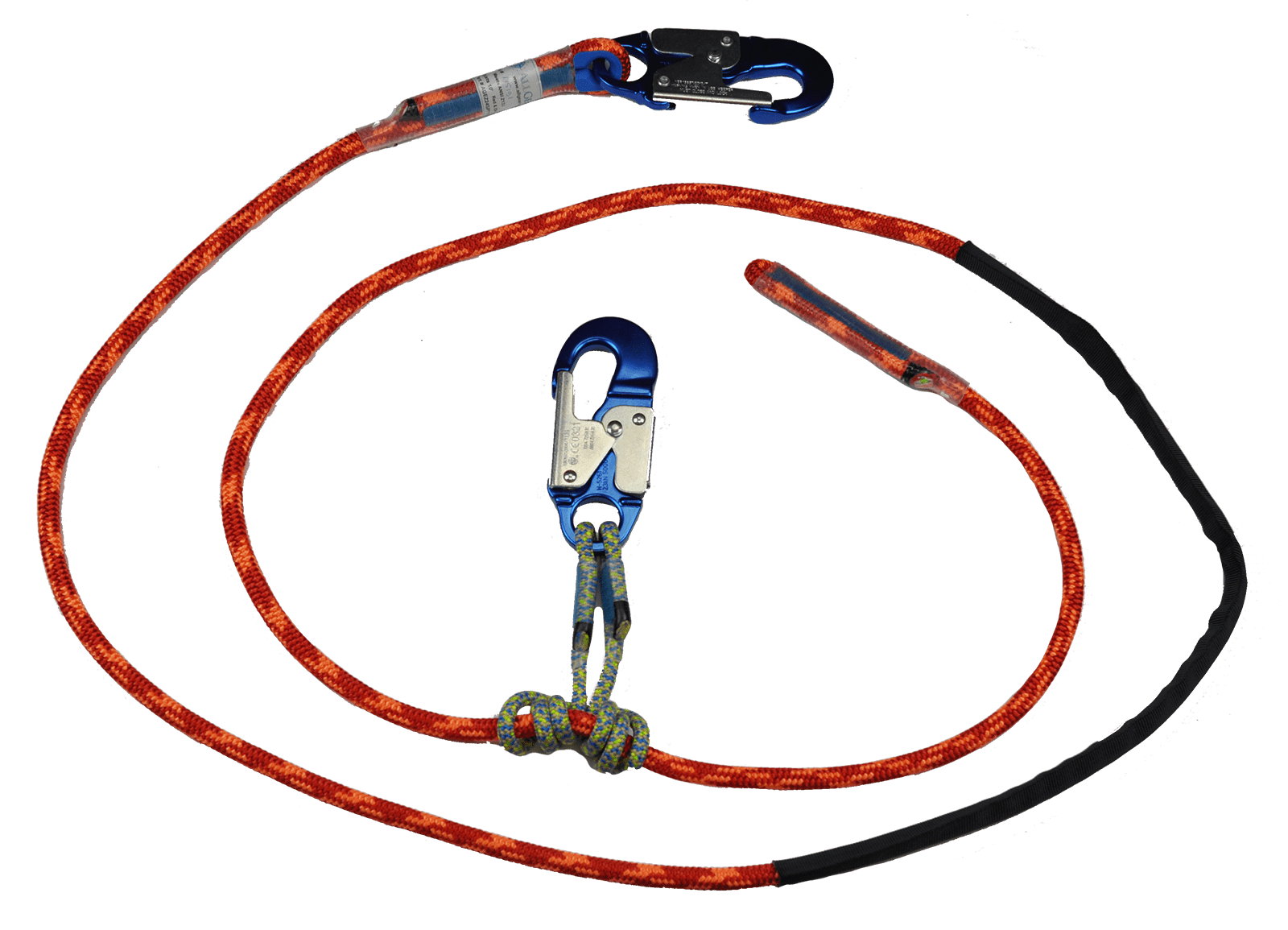 7/16" 24-Strand EZ Adjustable Safety Lanyard with Hook