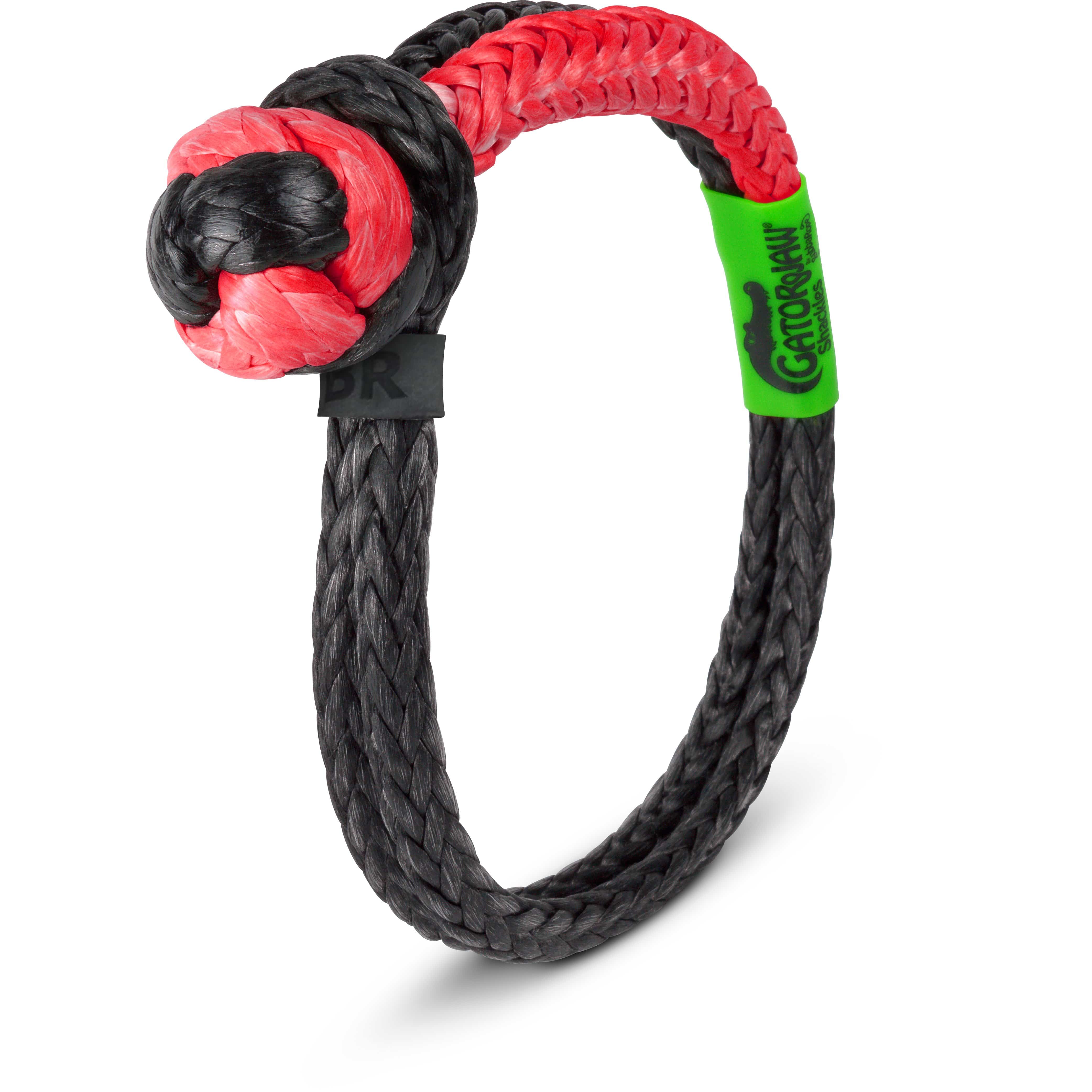 3/8" NexGen Gator-Jaw  Synthetic Shackle-red