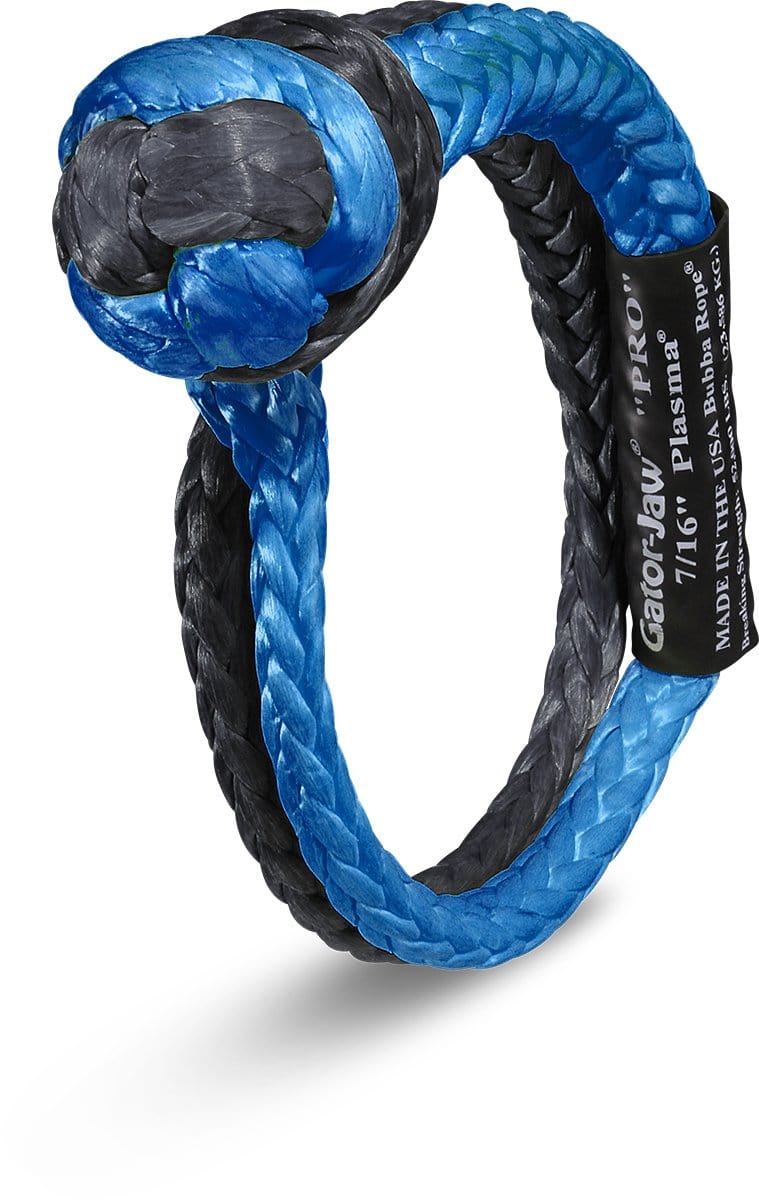 7/16" Gator-Jaw PRO Synthetic Shackle-blue