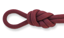 burgundy double braid nylon rope