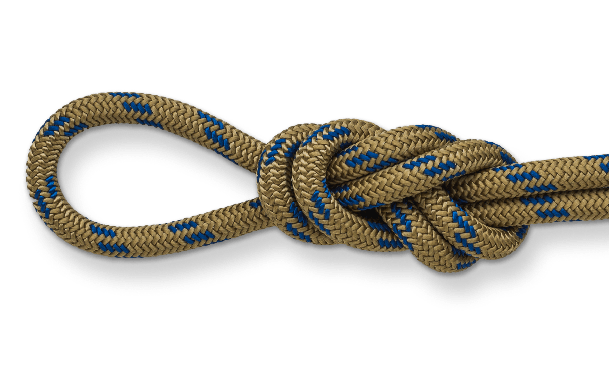 8mm Nylon accessory cord gold and blue