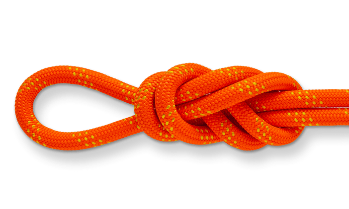 km iii max static rope orange and yellow