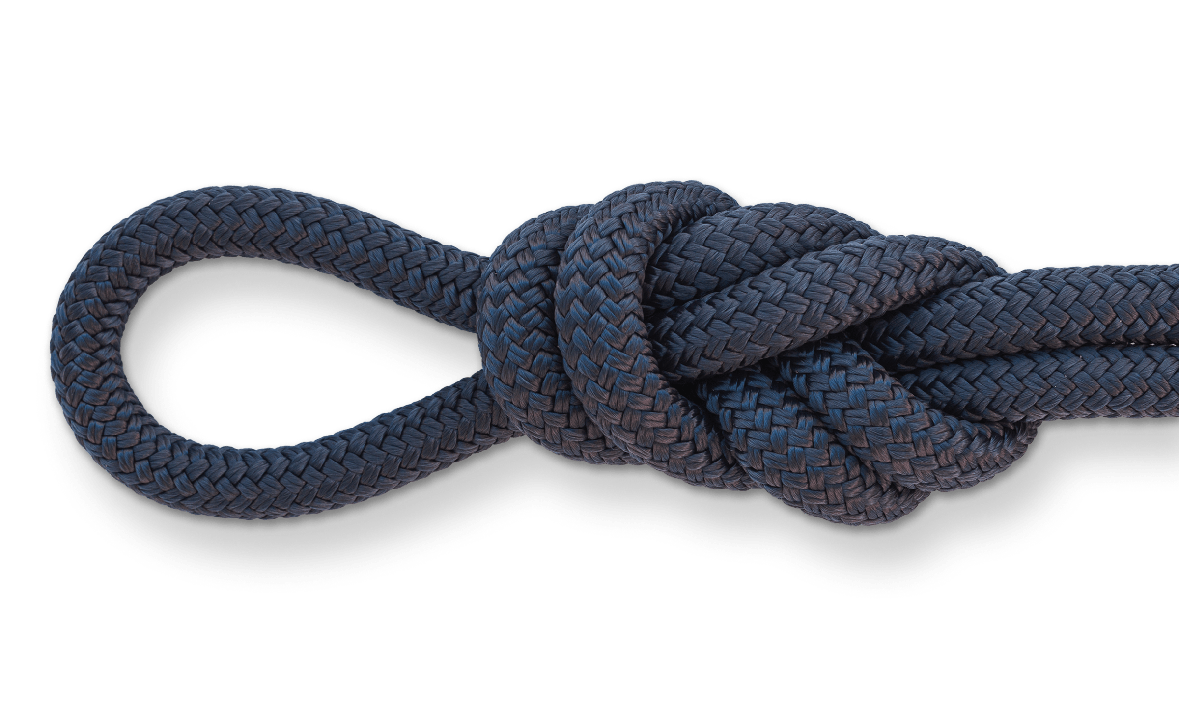 navy double braid nylon rope