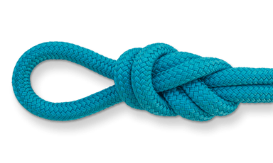 turquoise double braid nylon rope