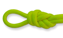 neon yellow double braid nylon rope