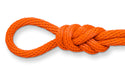 solid braid derby rope orange