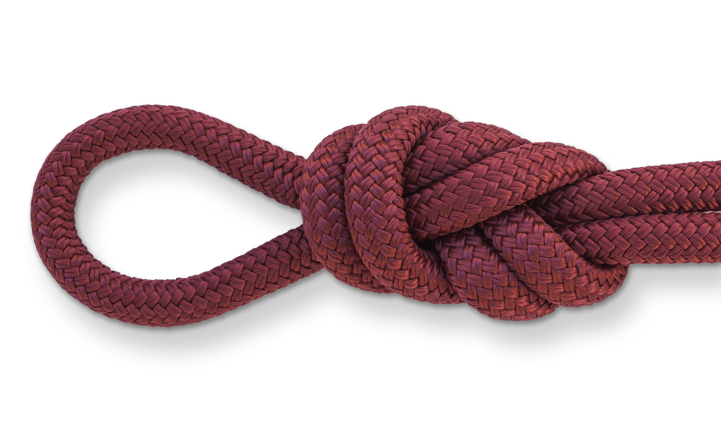  burgundy double braid nylon rope