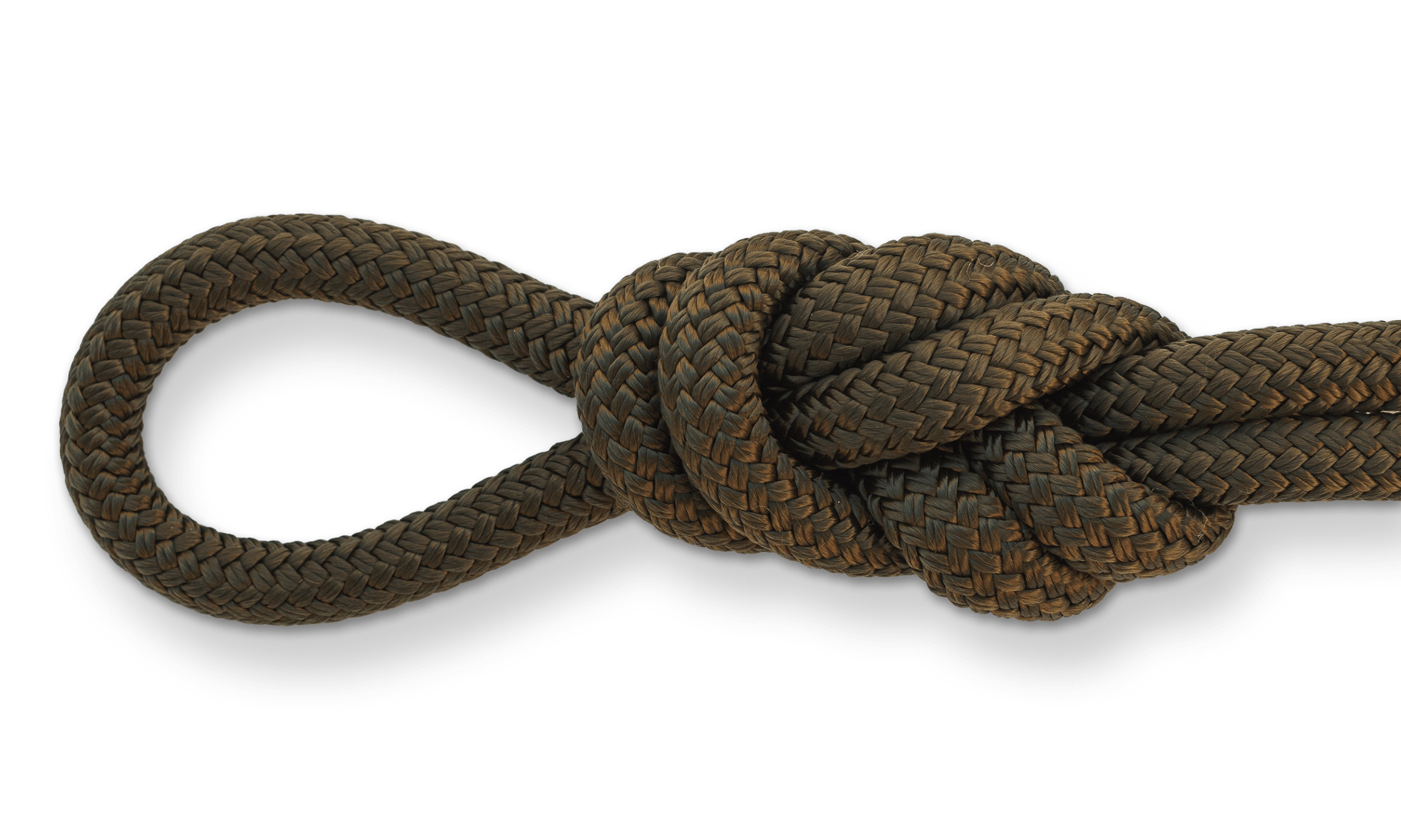 olive green double braid nylon rope