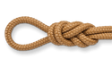 tan diamond braid polypro rope