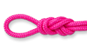 hot pink diamond braid polypro rope